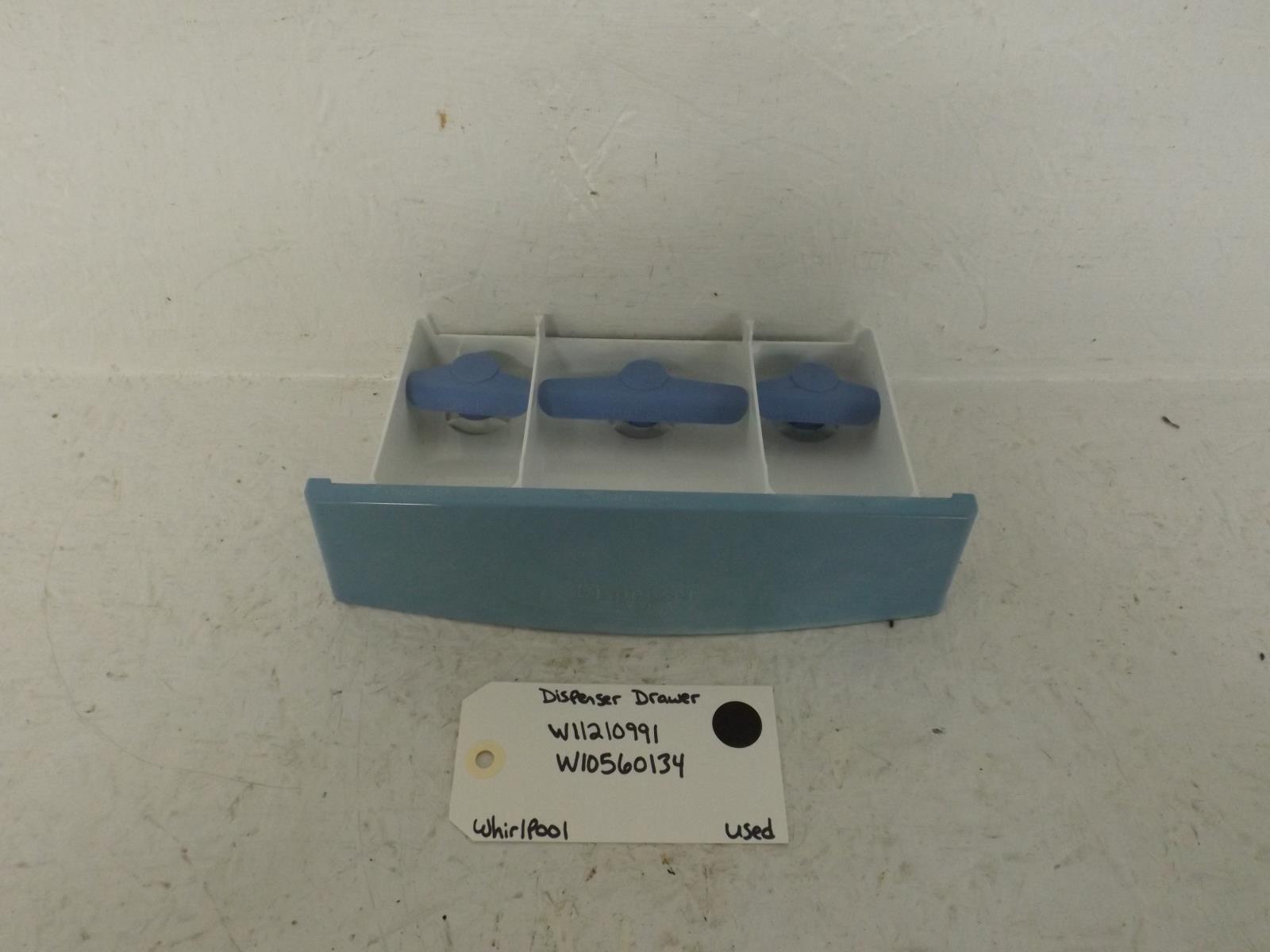 Whirlpool Washer W11210991 W10560134 Dispenser Drawer Used Whirlpool Washer W11210991 W10560134 Dispenser Drawer Used
